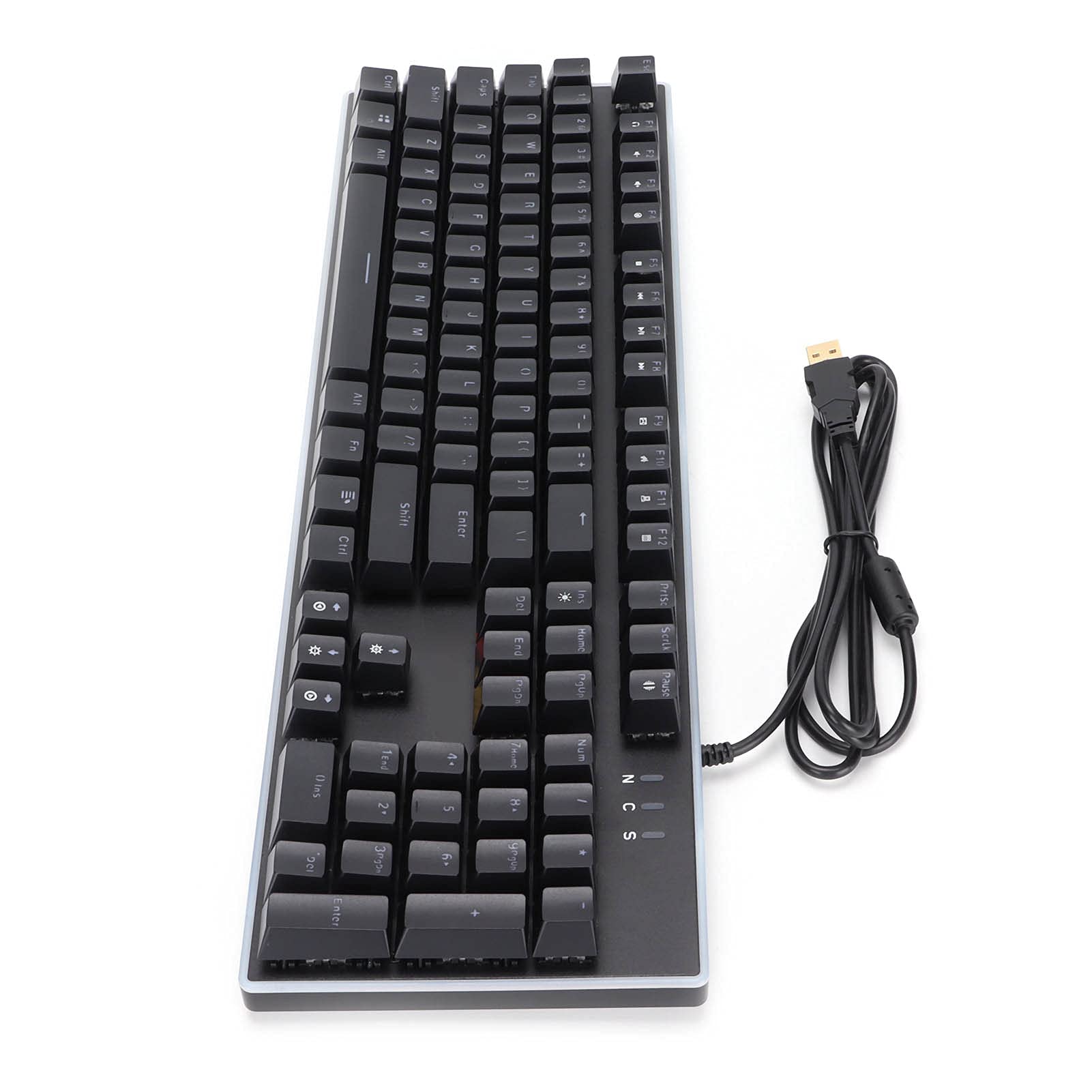 Yosoo Health Gear 104 Klawisze USB Klawiatura z Podświetleniem dla