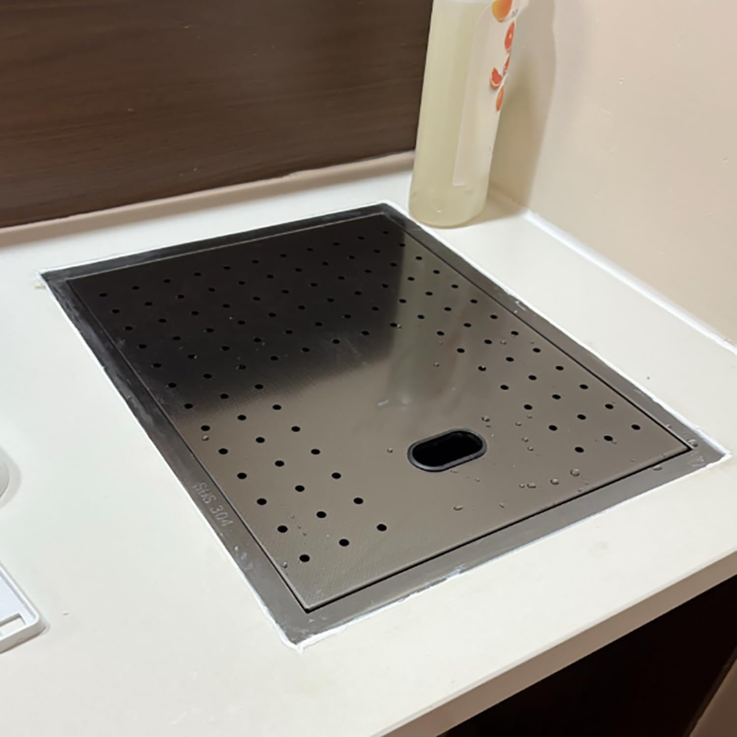 Undermount Bathroom Sink with Drainage Kit and Cover Plate Commercial Stainless Steel Sinks Small Cloakroom Basin Rectangle Wash Basin for Restaurant Bar RV Laundry,Silver,L22*H9*W15