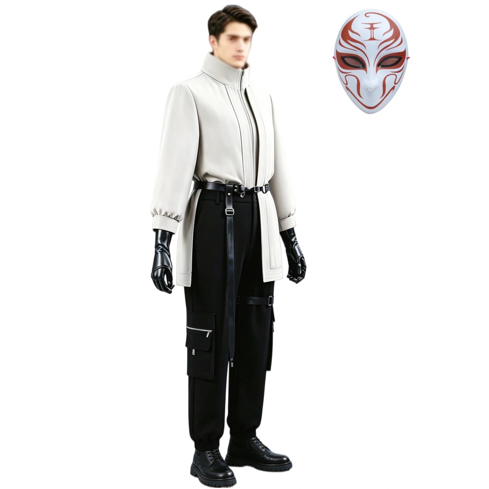 Halloween Kostüm für Erwachsene, Karneval Rollenspiel Cosplay Komplettset – Wang MianStil