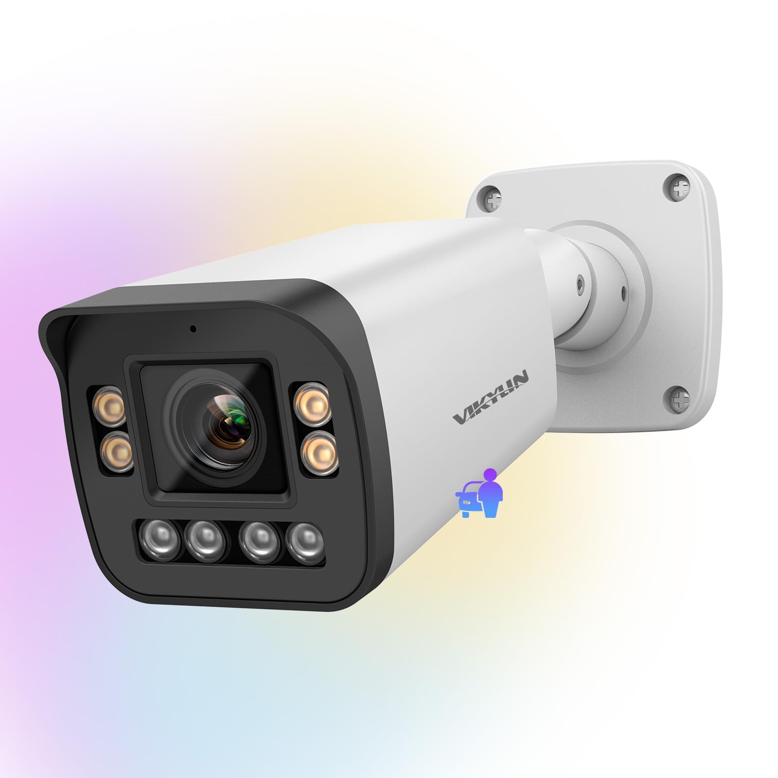 VIKYLILN 5MP Full Color PoE IP Varifocal Bullet Camera Outdoor,5xOptical Zoom IP Camera 2.7~13.5mm Motorized Lens,Smart Dual Light, 2- Way Audio,SD256GB,AI Human/Vehicle Detection-image-15