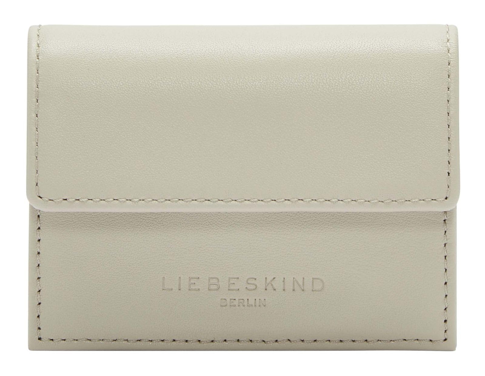 LIEBESKIND Berlin Leather Purse Soft Nappa Akkordeon Wallet Milk Beige