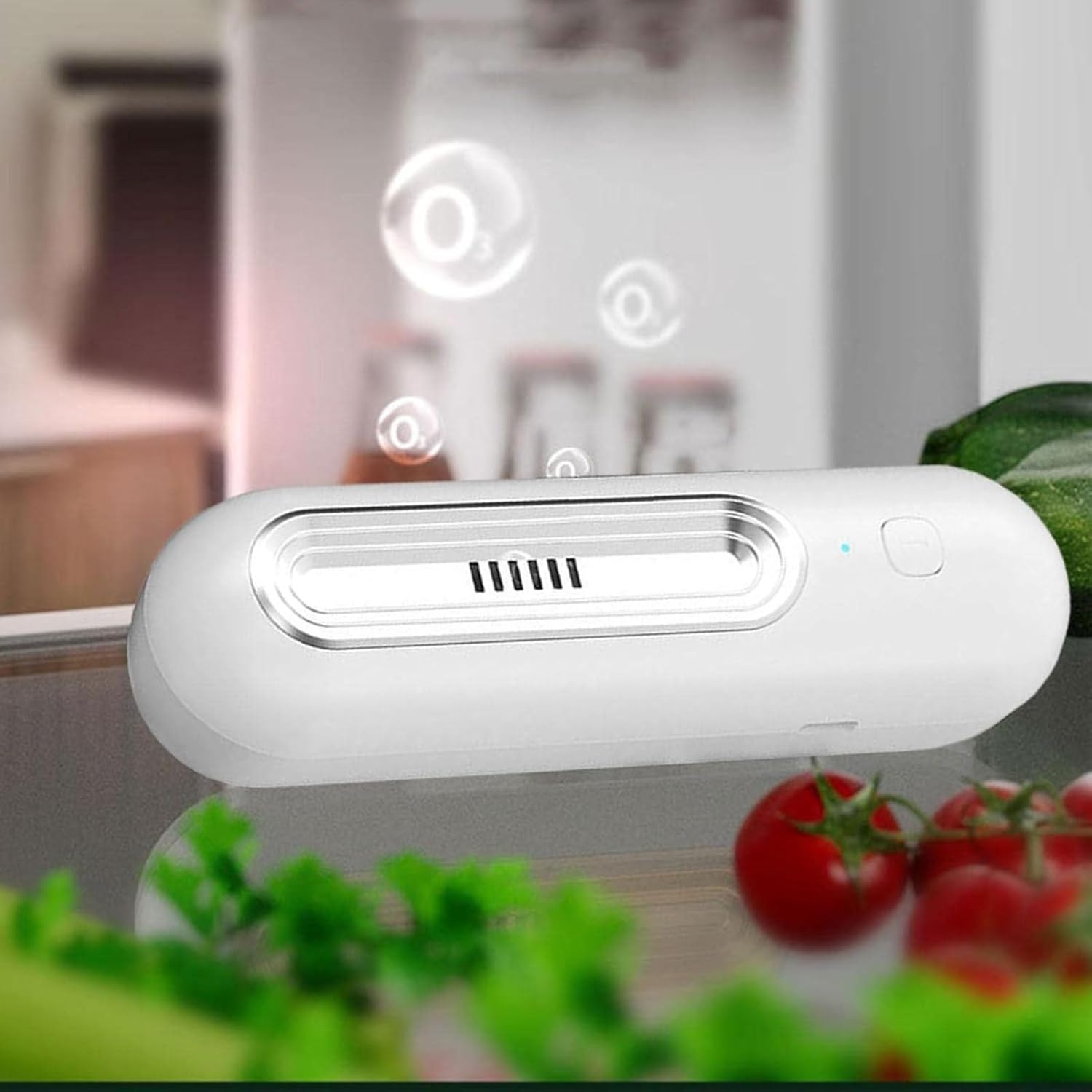 Fridge Deodorizer Odor Eliminator, Reusable Activated Charcoal Air Purifier for Refrigerator (Pink,1 Count)