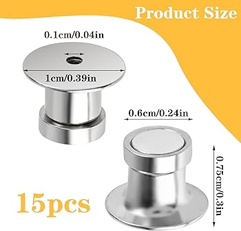 Amazon.co.jp: Amaxiu 磁気ピンバック 15個 ロックピンキーパー バック