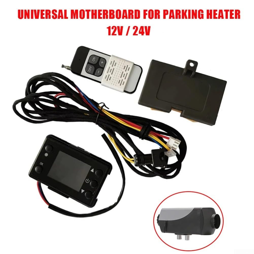 12 V 24 V 5 KW Luftheizung Dieselheizung mit LCD-Display und Fernbedienung geeignet für Fahrzeug- und Werkstattheizungen (12 V)
