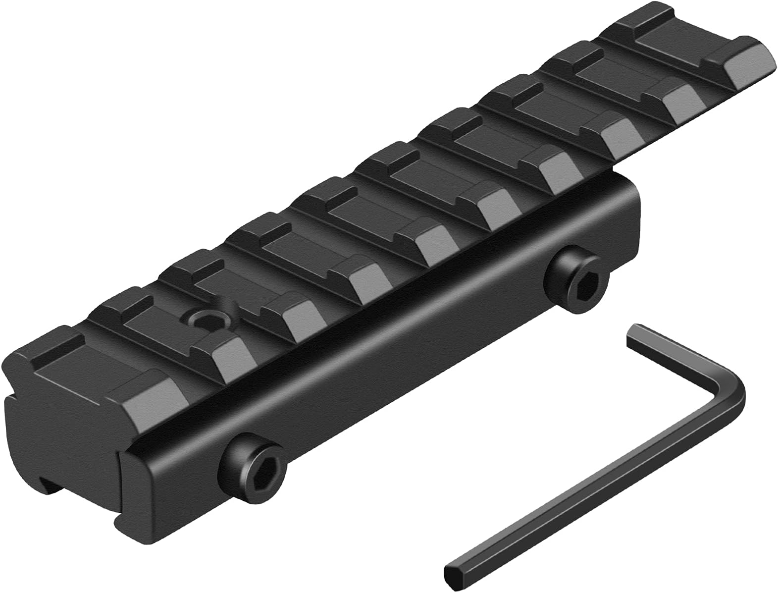 LONSEL Dovetail to Picatinny Rail Adapter 11mm Dovetail to 21mm Picatinny Rail Convert Mount - Low Profile Scope Riser Rail Adaptor - Base Mount 3/8" to 7/8" Converter