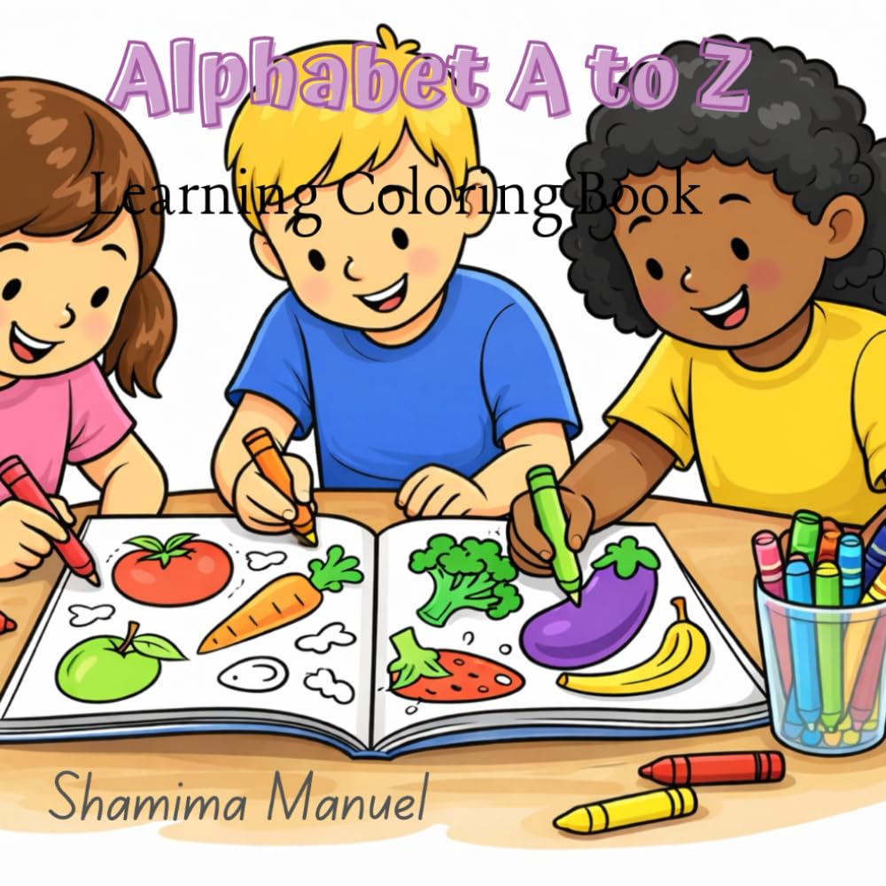 Alphabet A to Z: Learning Coloring Book