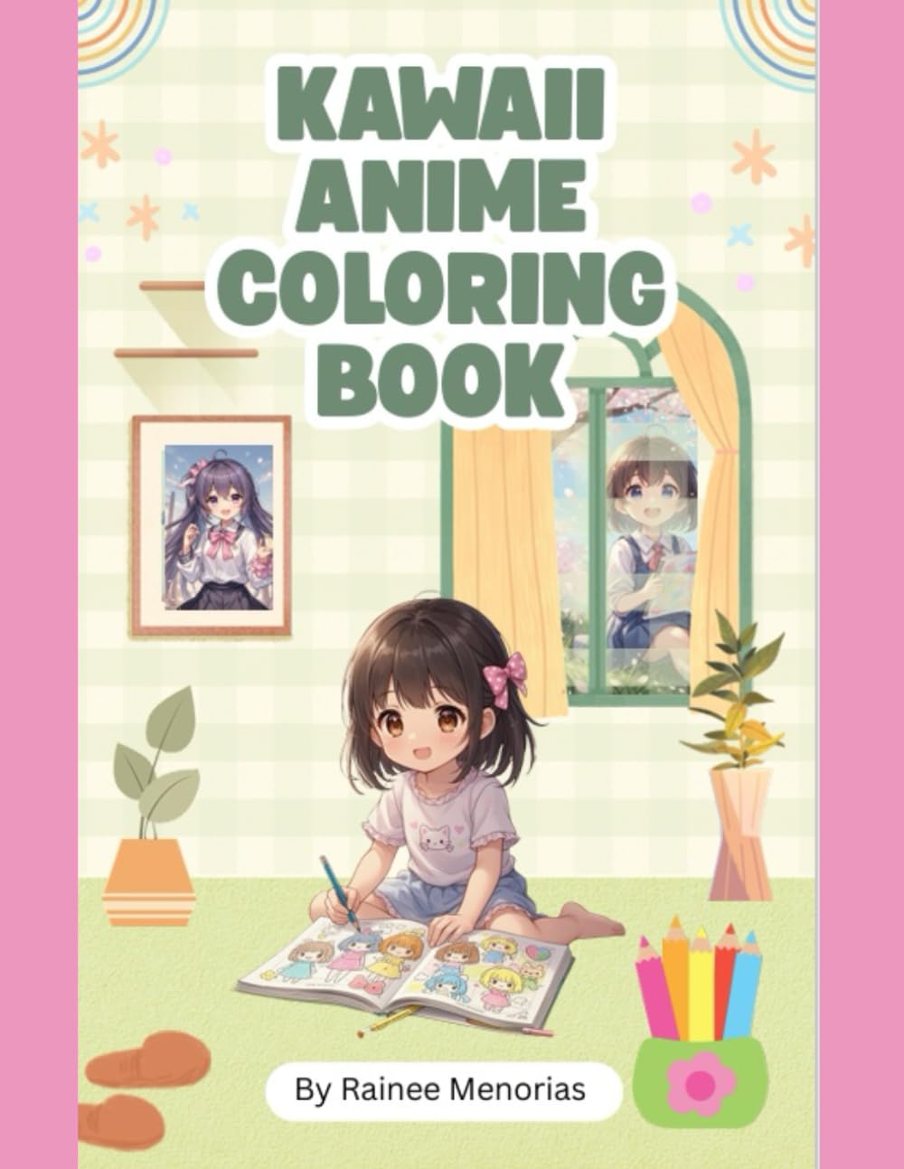 Kawaii Anime Coloring Book