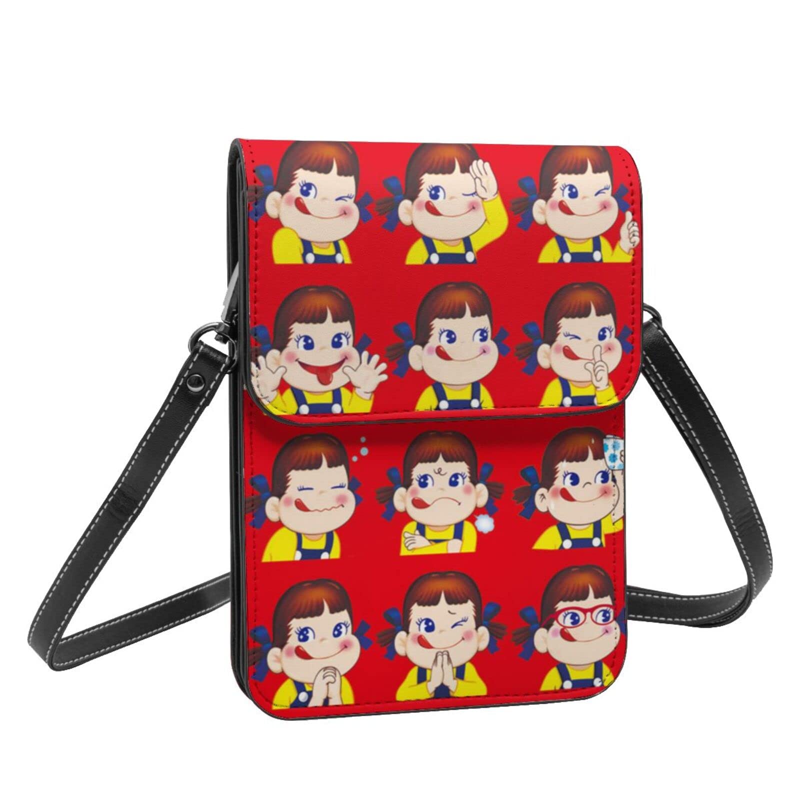 Amazon.co.jp: ペコちゃん アニメ スマホポーチ レディース ショルダー