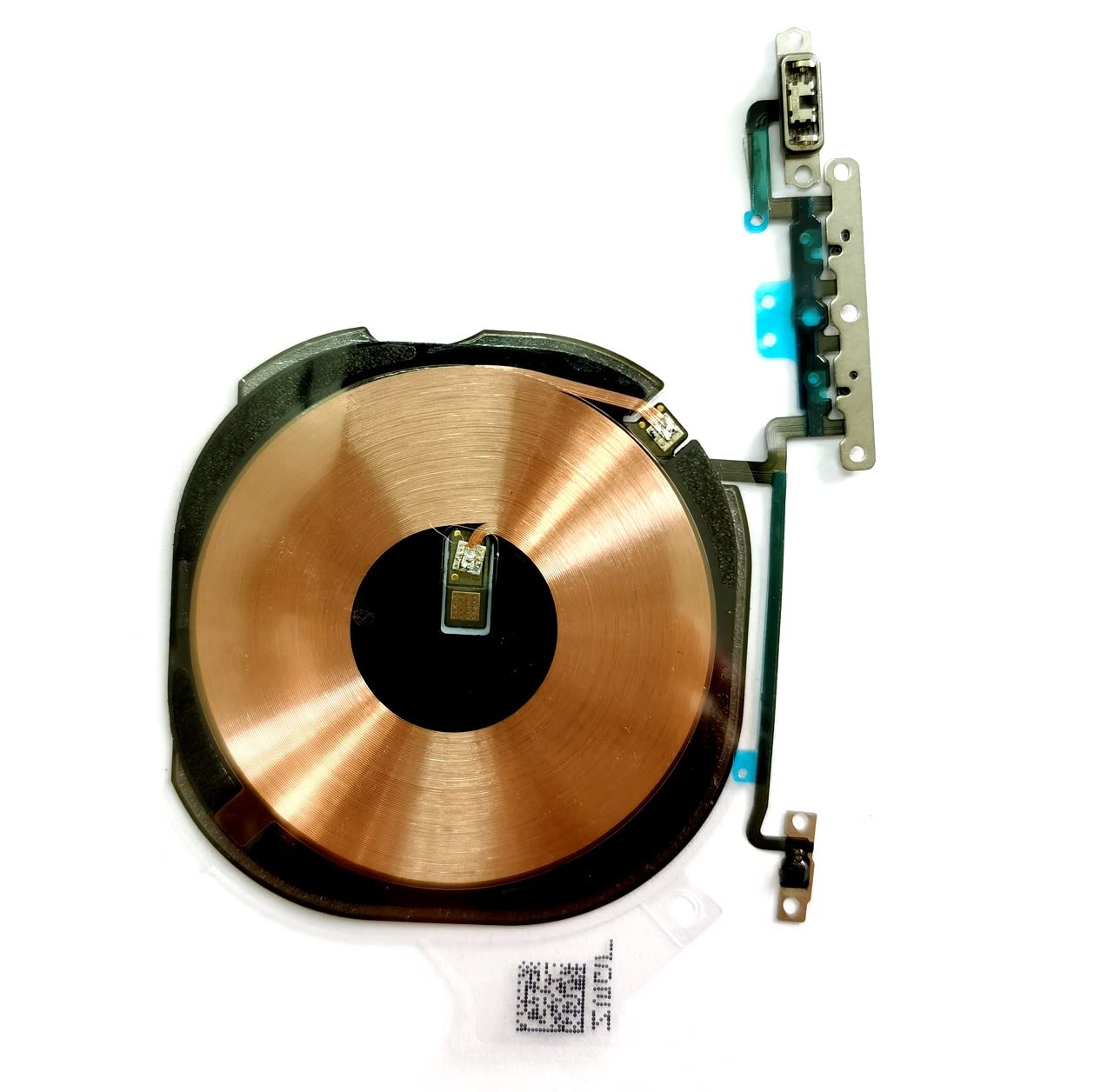 YESUN NFC Chip Wireless Charging Charger Panel Coil Sticker with Volume Button Flex Cable for iPhone Xs 5.8 inch