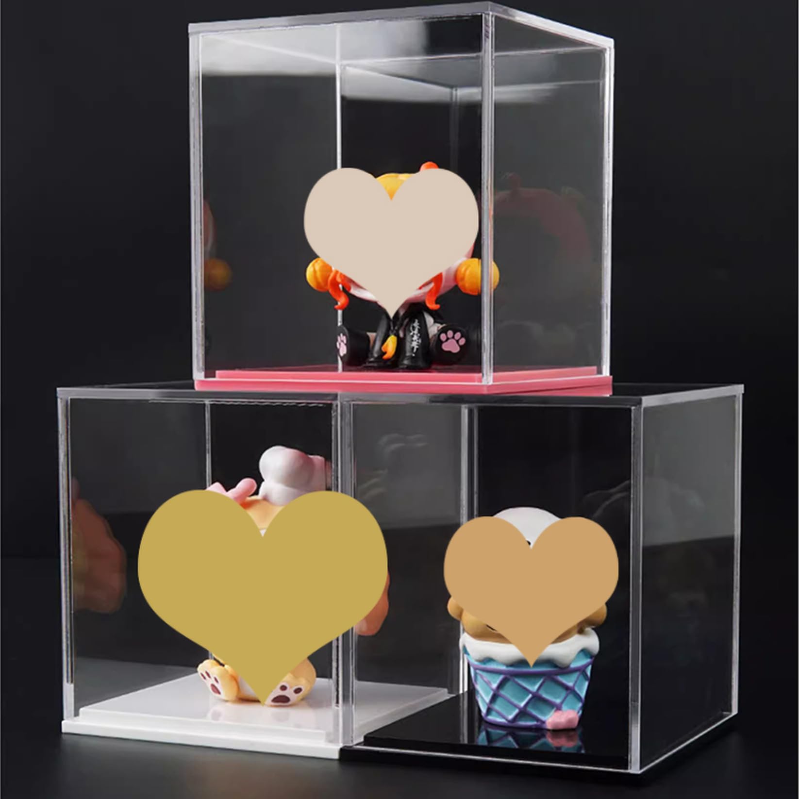 Amazon.co.jp: MJKQ9 ディスプレイケース フィギュアケース 5面クリア