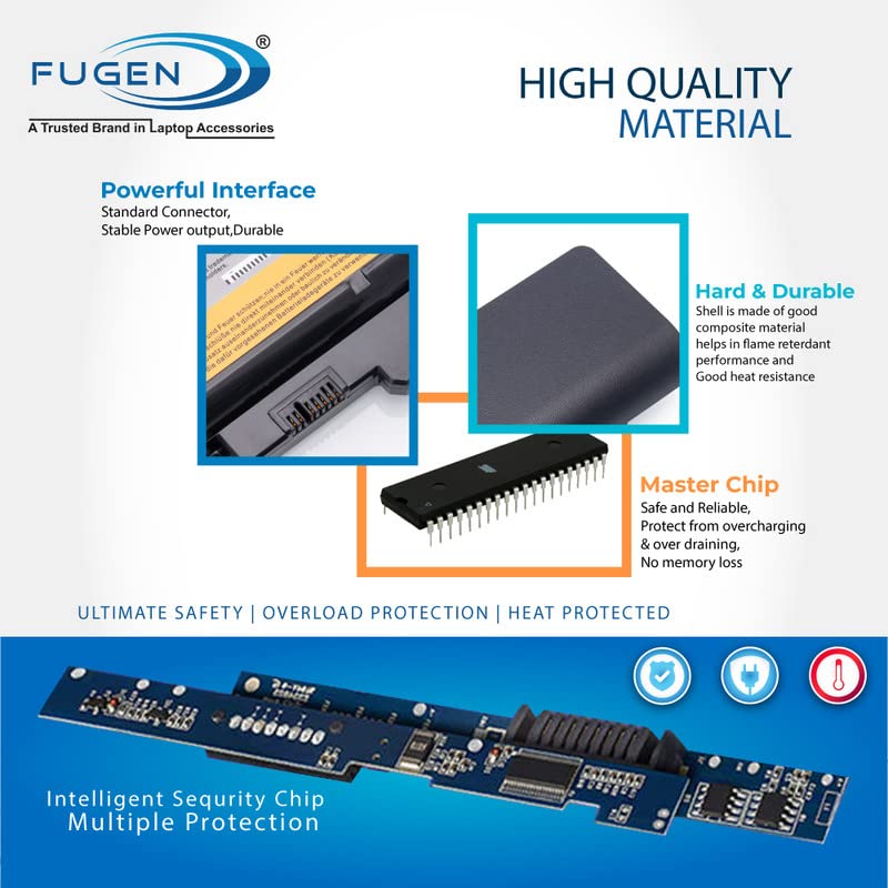 Fugen 6 Cell Laptop Battery for lenvo G475G, G475L, G560, G560, M278ZUK, G560, M2792UK, G560A, G560E, G560GBlack - Image 5