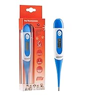 Vista 10 de Termómetro digital para mascotas para detección precisa de fiebre, adecuado para gatos, perros, caballos, veterinarios, termómetro impermeable