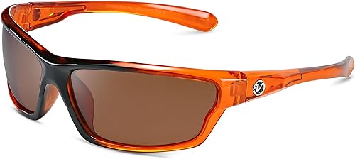 Nitrogen - Gafas de sol deportivas polarizadas envolventes para hombre y mujer, UV400, para conducir, pescar, correr, andar en bicicleta, gafas de