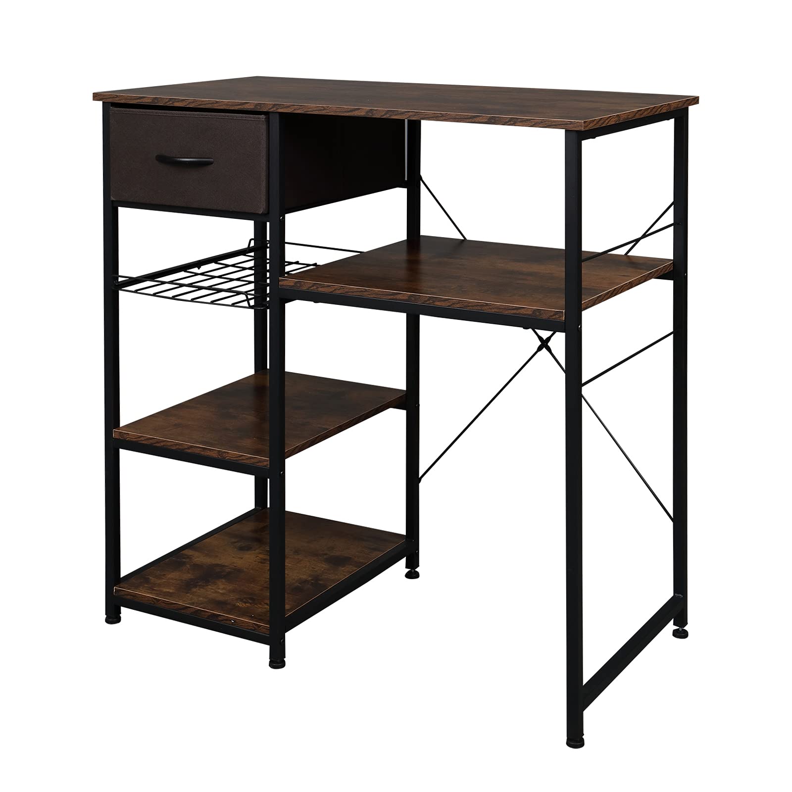 Amazon.com - VINGLI Bakers Racks for Kitchens with Storage Mini Fridge ...