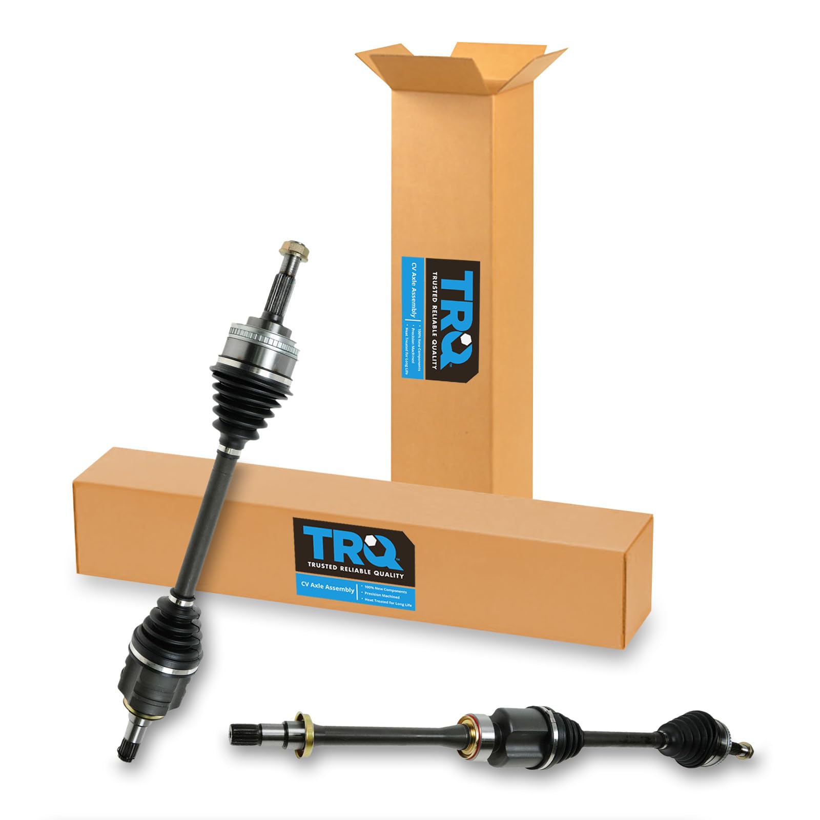 TRQ Front Left and Right CV Axle Assembly Set 2 Piece
