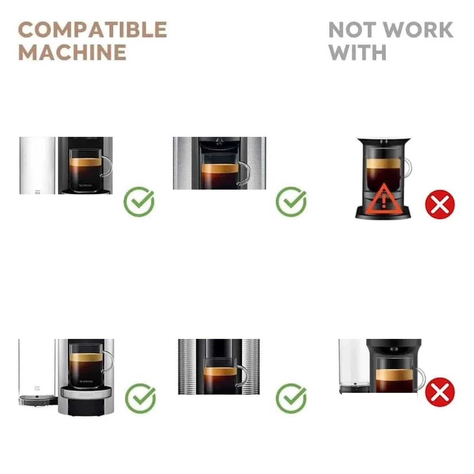 Adattatore Per Capsule Di Caffè, Compatibile Con NeEspresso, Macchina POP Adattatore Per Buste Di Caffè Filtro Riutilizzabile Staffa In Acciaio Inossidabile Convertitore Per Capsule(1pc adapter)