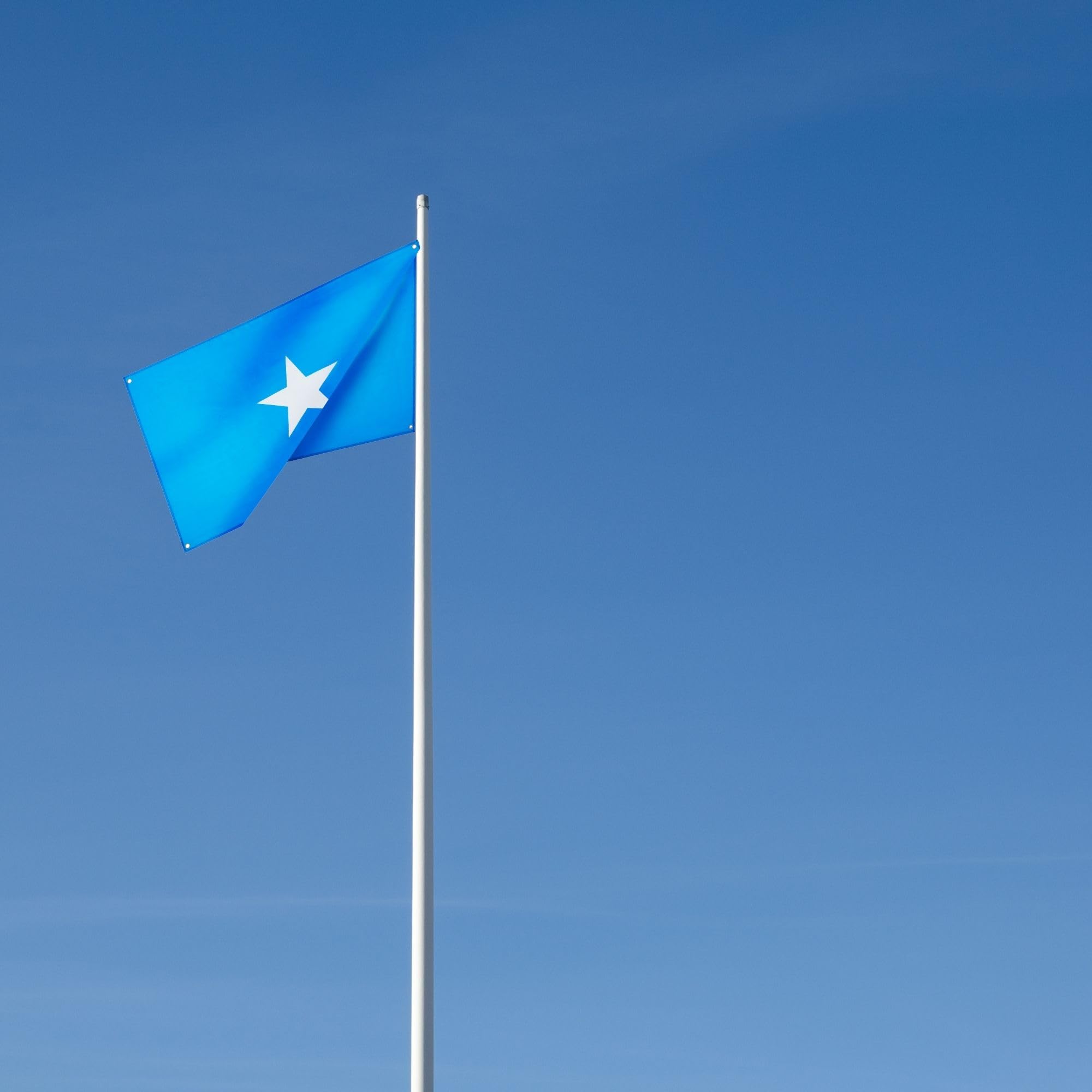 Runesol Somalia Flag, 91x152cm, 3ft x 5ft, 4 Grommets, Eyelet In Every Corner, Isra and Mi’raj, Somalian Flag, Somali - Image 3