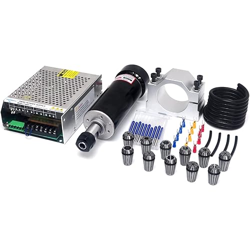 Daedalus CNC Spindle Motor Kit, 500w, ER16, Brushed