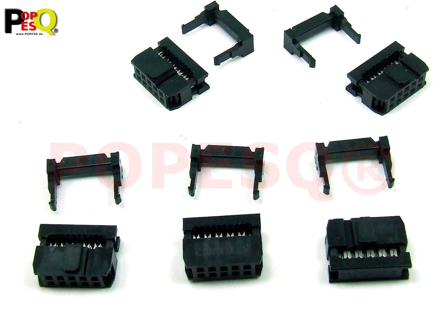 Idc Connettore 2.54mm Pece 20 Pin Nastro 20 (10 Set Maschio) Uselle - Foto 11