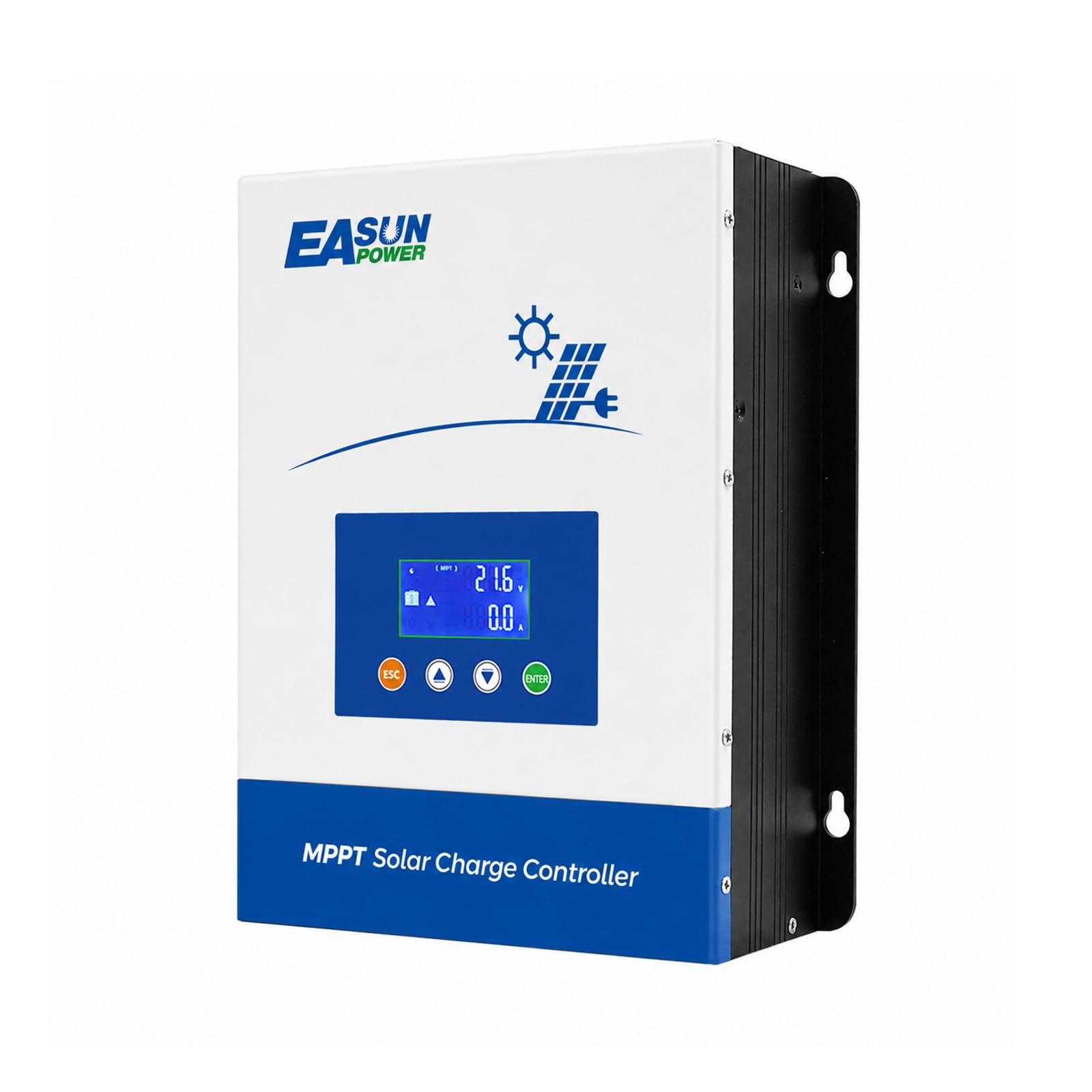 Solar Laderegler, MPPT Laderegler, ladereglers Solar, 100 A, 12 V, 24 V, 36 V, 48 V, PV-Eingang max. 150 V DC, Ladereglers für Fahrzeuge, LCD-Display, Solarregler für Lithium-Batterien (GEL/SEL/FLD)