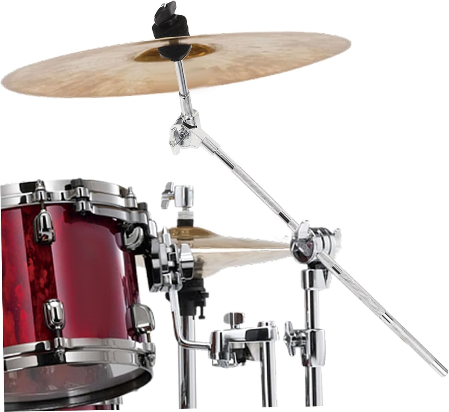 Drum Set Clamp Cymbal Arm Extension Stand Mounting Clamp Drum Accessories