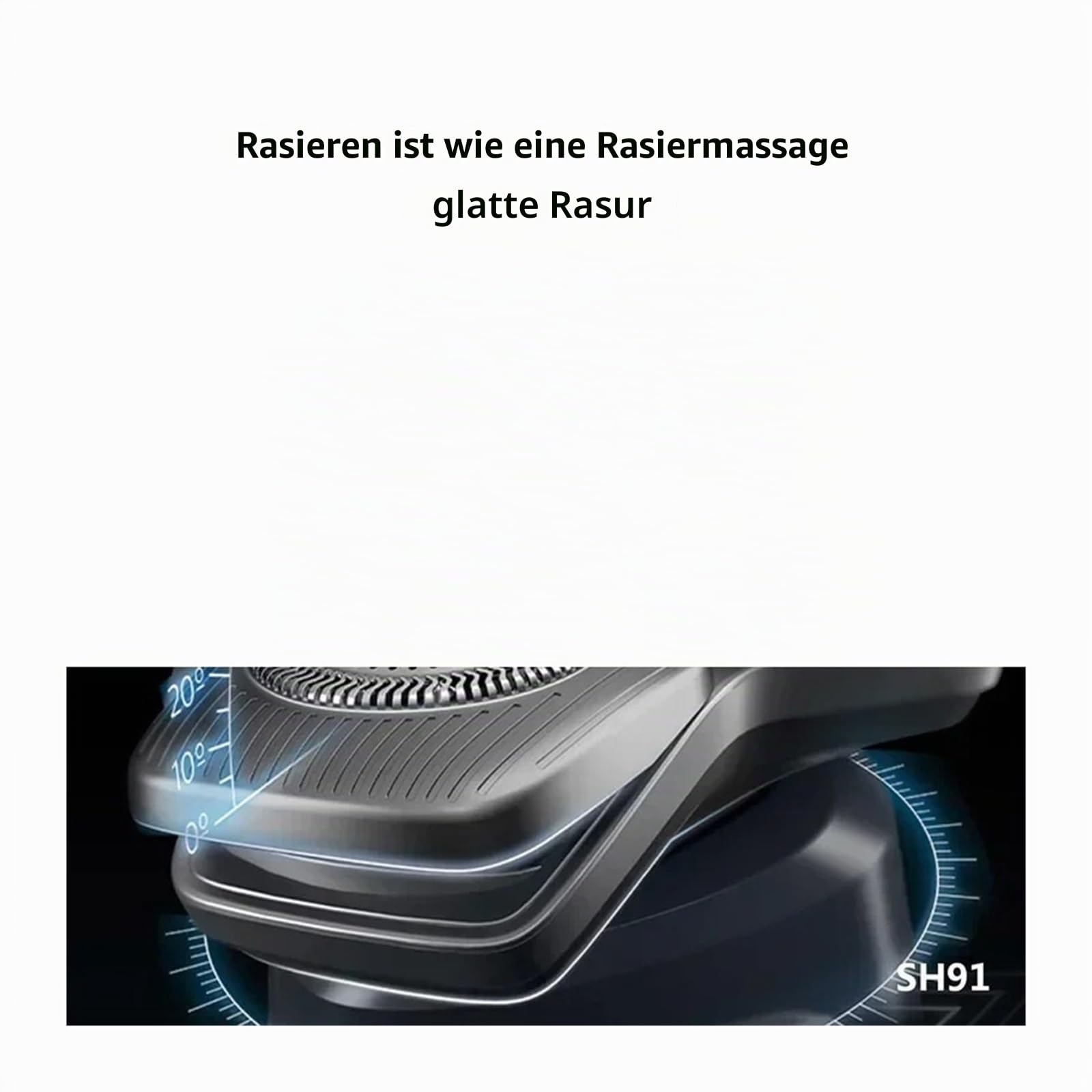 SH91 Ersatzkopf, Kompatibel Mit Philips, Series 9000 S9000 S7310 S7370 S7510 S7520 Precision Blades Elektrorasierer SH-91 Ersatzkopf, Rasierklingen(2pcs)
