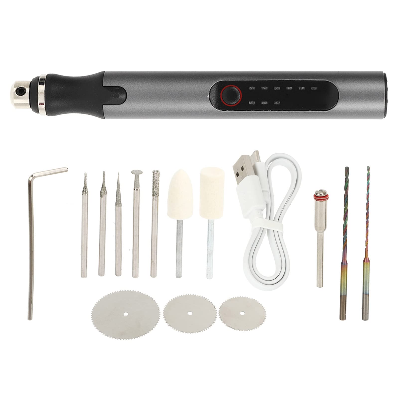 Mini broyeur électrique ensemble USB Rechargeable Portable meulage polissage gravure Machine avec batterie