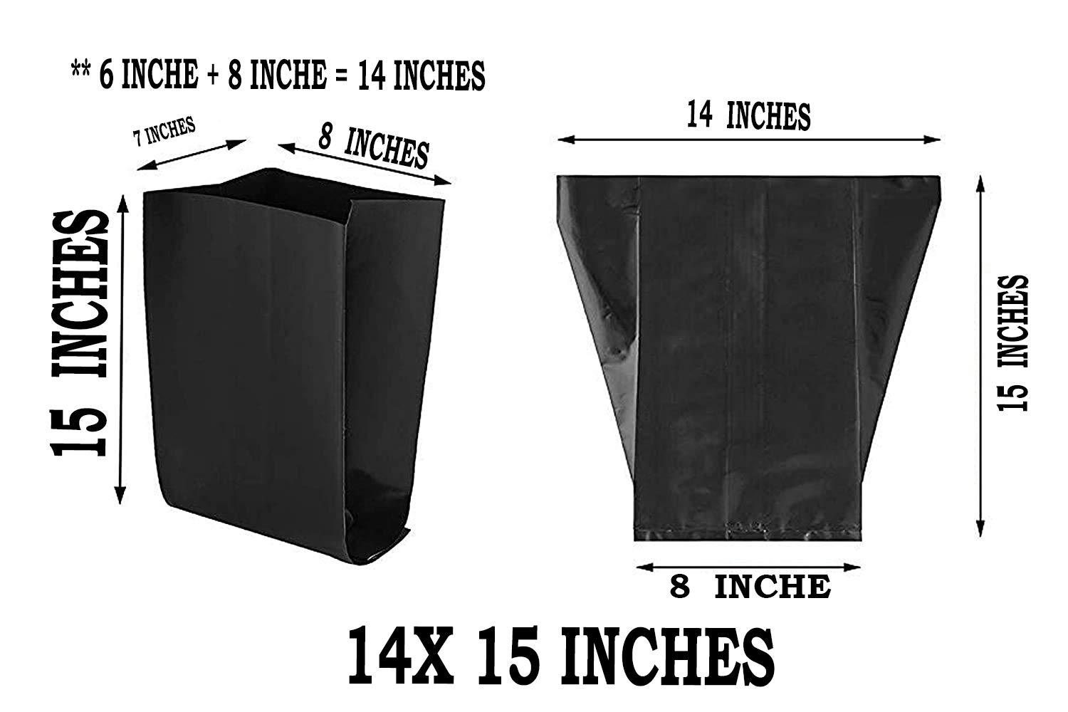 Grow Bags for Vegetables & Flowers - 10 Pack -2