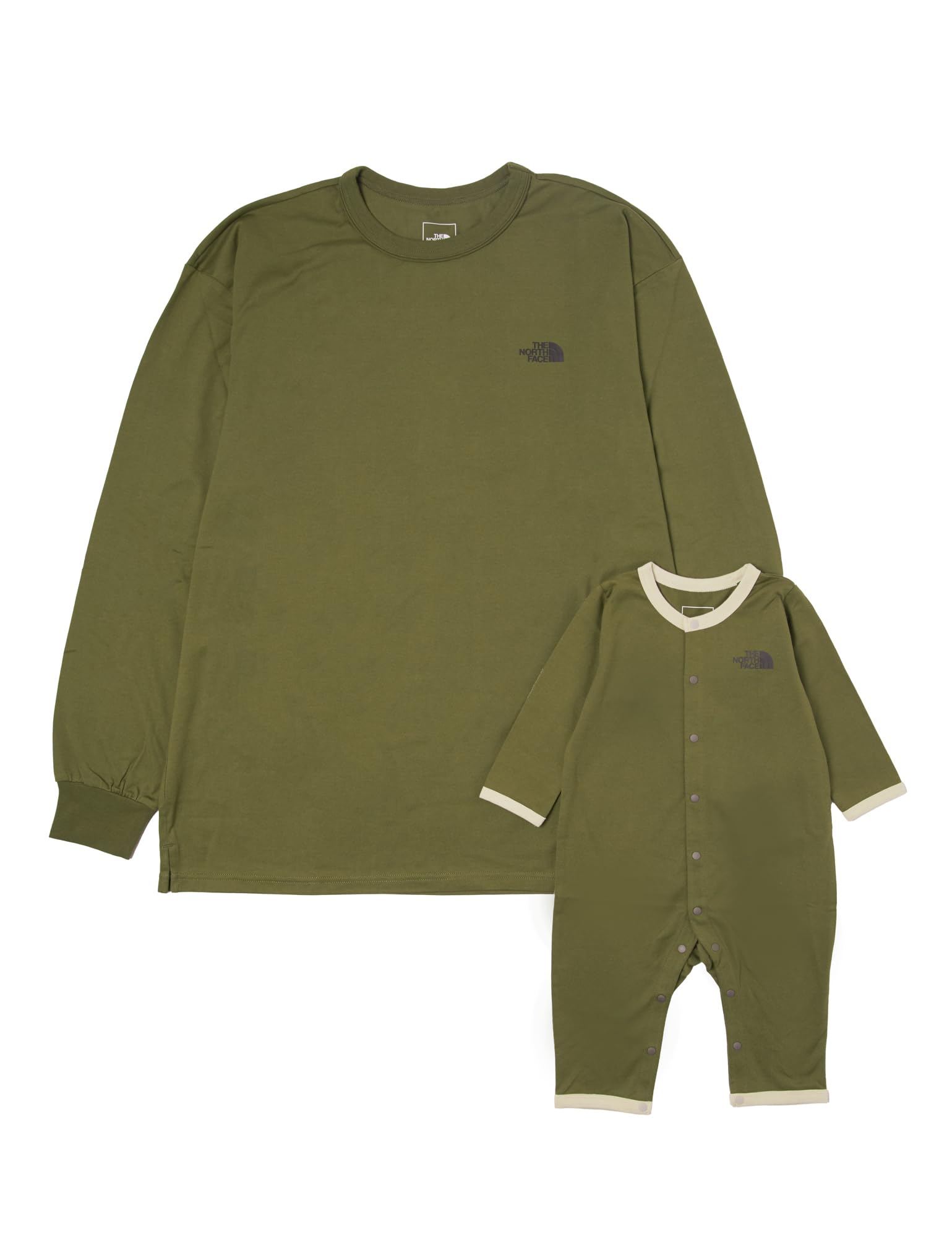 THE NORTH FACE タイムグリーンロンパース　80 THE NORTH FACE タイムグリーンロンパース80