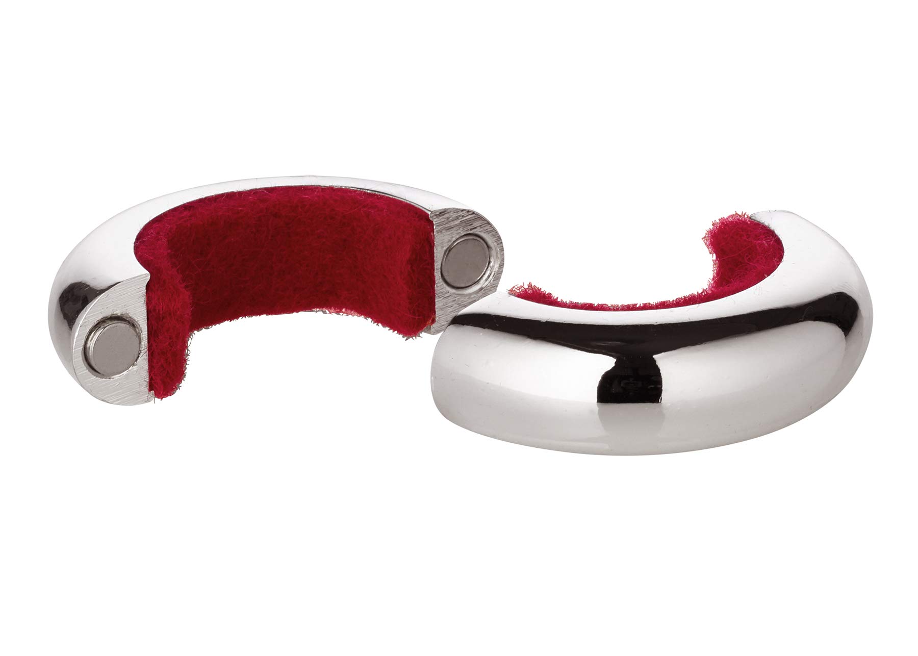 EDZARD Magnes do łapania kropli, średnica 5 cm, szlachetnie posrebrzany, składa się z 2 połówek z zamknięciem magnetycznym