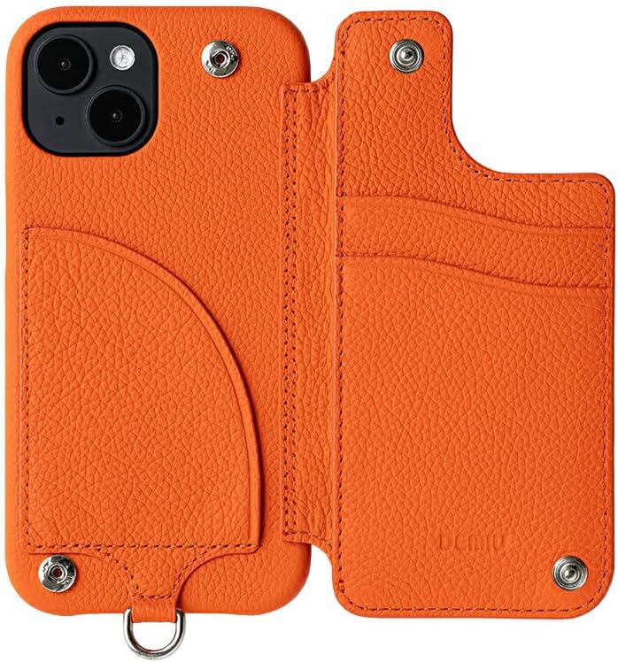 DEMIU デミュウ BALLON iPhone15 オレンジ スマホケース iPhoneケース