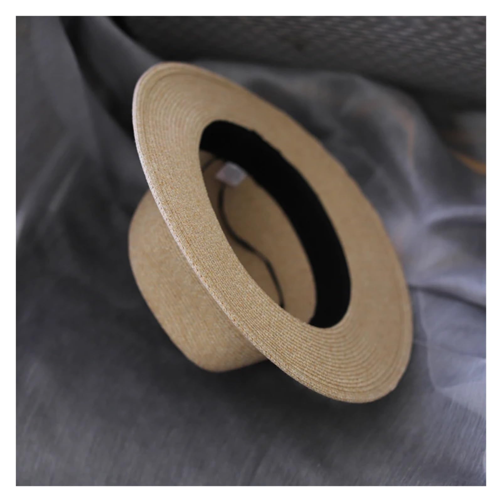 Sombrero de sol de verano Sombrero de paja forma Natural verano mujeres/hombres ala ancha playa gorra sol protección Fedora regalo cumpleaños para mujer