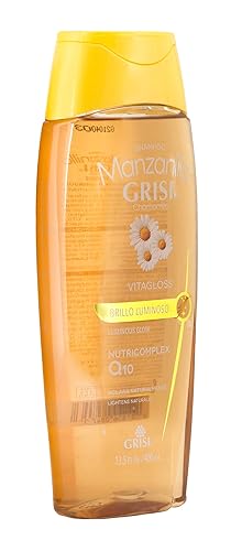 Miniatura 6 de Grisi Shampoo de Manzanilla Shampoo Limpiador y Aclarante con Extracto de Manzanilla Brillo Luminoso Aclara Naturalmente para un Cabello Suave y