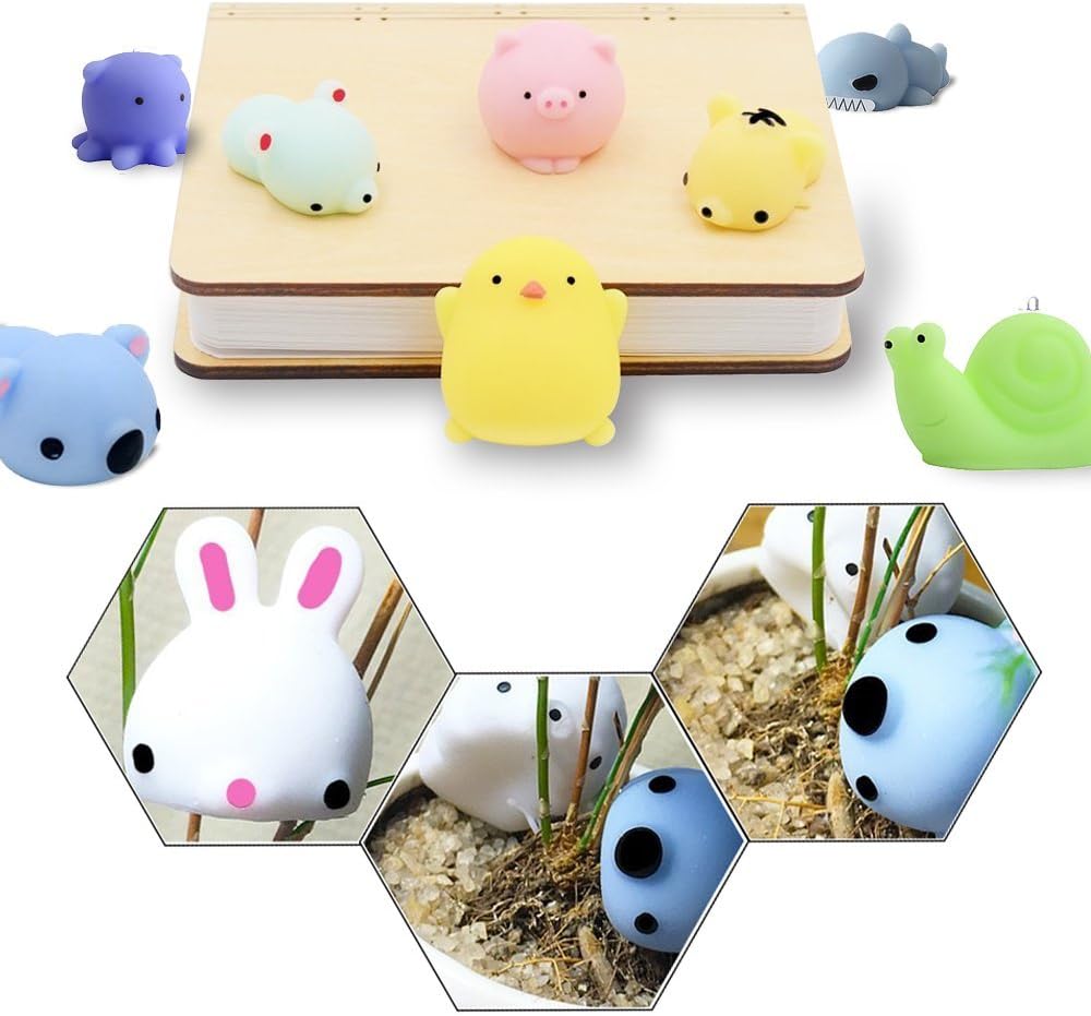 POKONBOY 30 PCS Squishies Mochi Squishy Toys, Mini Kawaii Squishy Animals Squeeze Stress Relief Toys Easter Basket Stuffers Easter Theme Party Favors Squishy Easter Egg Filler for Kids : Toys & Games