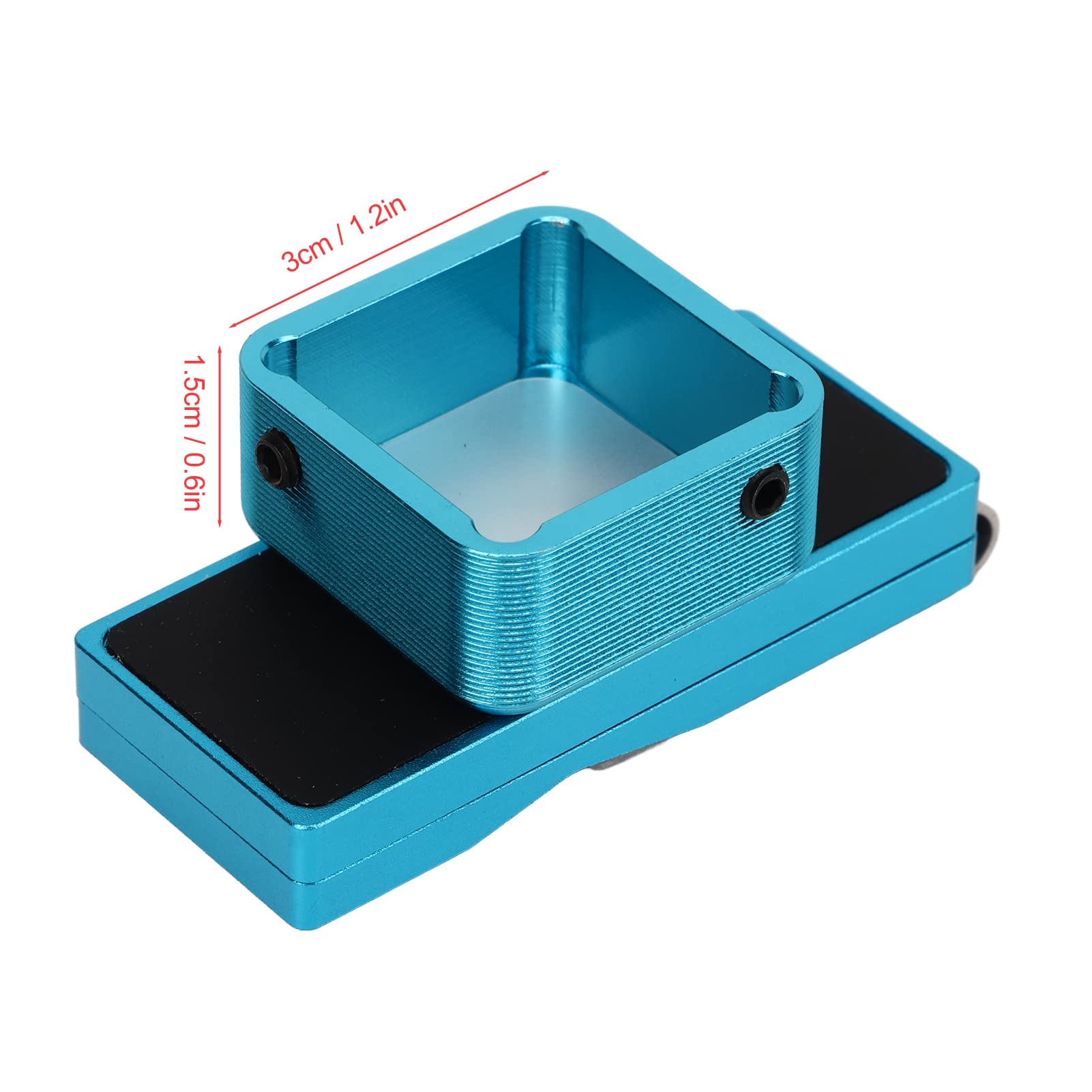 Porte-craie Magnétique Pour Billard - Boîte + Clip - Aluminium - Avec Clé Hexagonale - Pratique Et Portable - 2