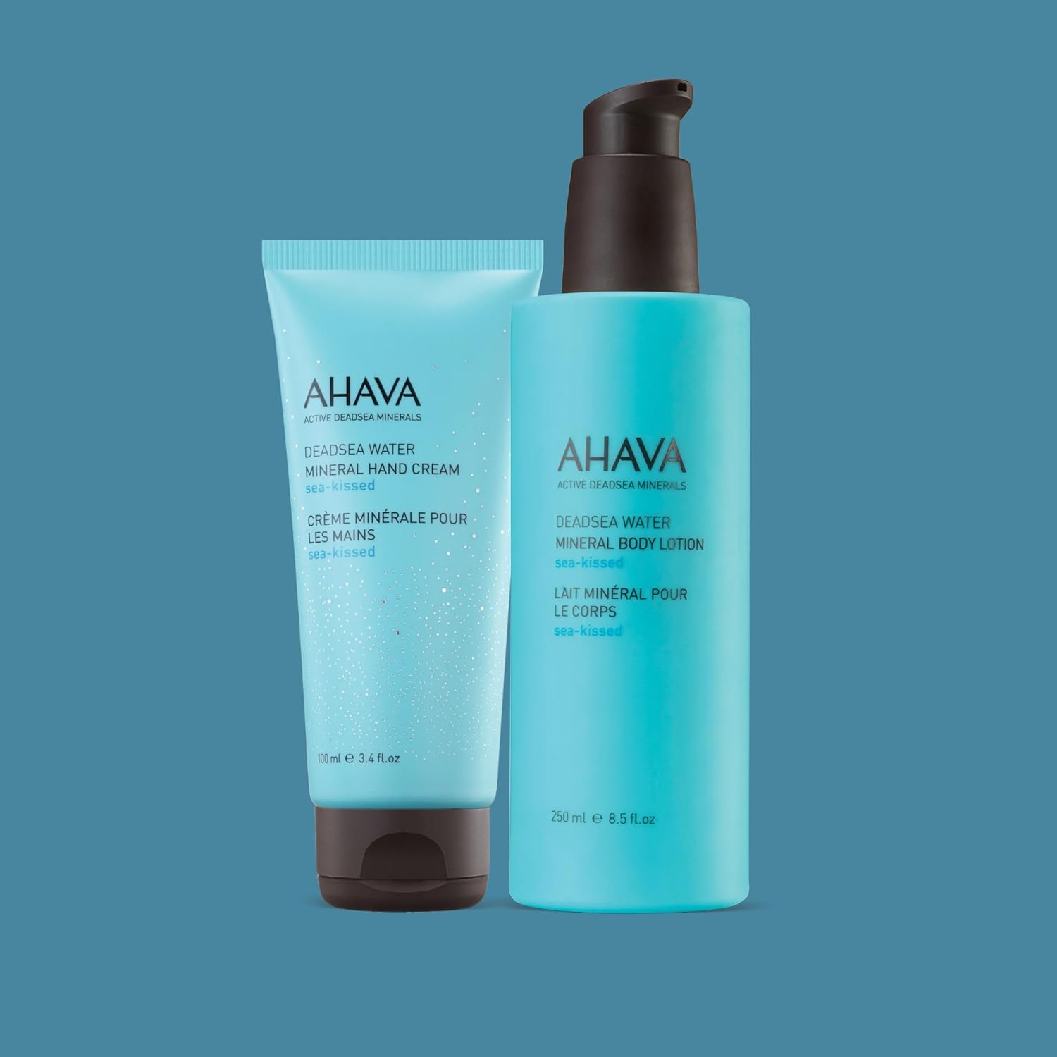 AHAVA Sea-Kissed Hand & Body Care Set – Includes Hand Cream (100ml) & Body Lotion (8.5 Fl.Oz) | Enriched with Dead Sea Minerals, Magnesium & Refreshing Sea-Kissed Fragrance - Image 5