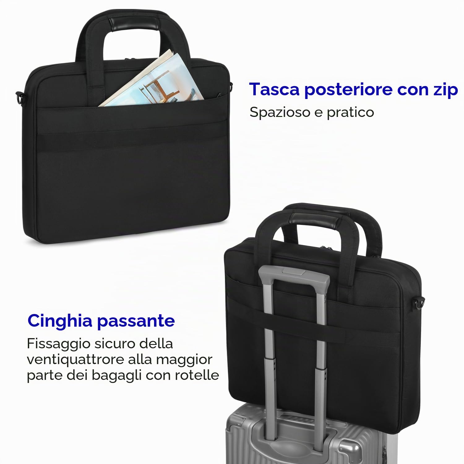 THE MASONIC COLLECTION - Custodia morbida a mano e borsa a tracolla - Contiene regali provinciali e distrettuali - Nylon Oxford e resistente all'acqua - Regalo massone per gli uomini