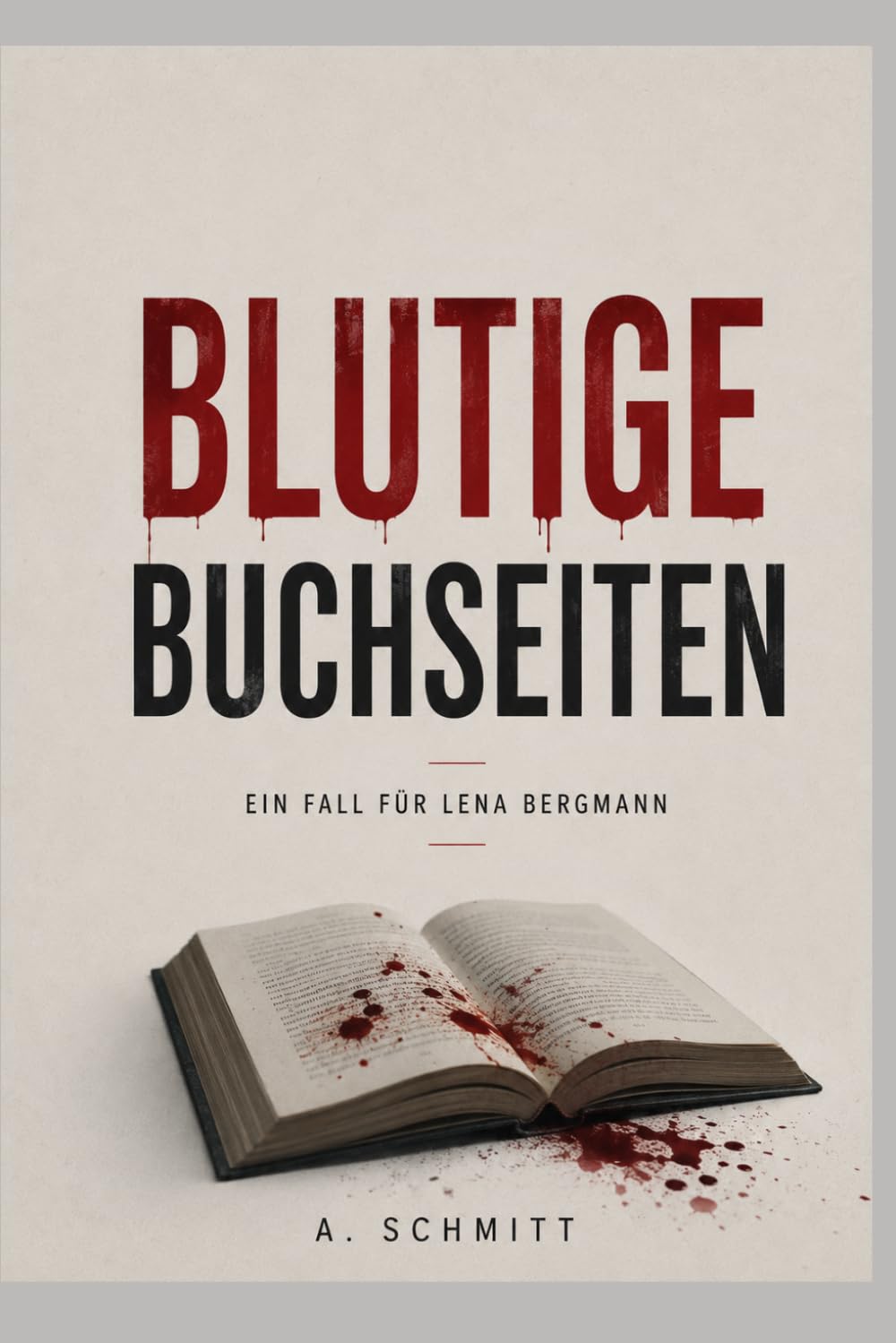 Blutige Buchseiten: Ein Fall für Lena Bergmann