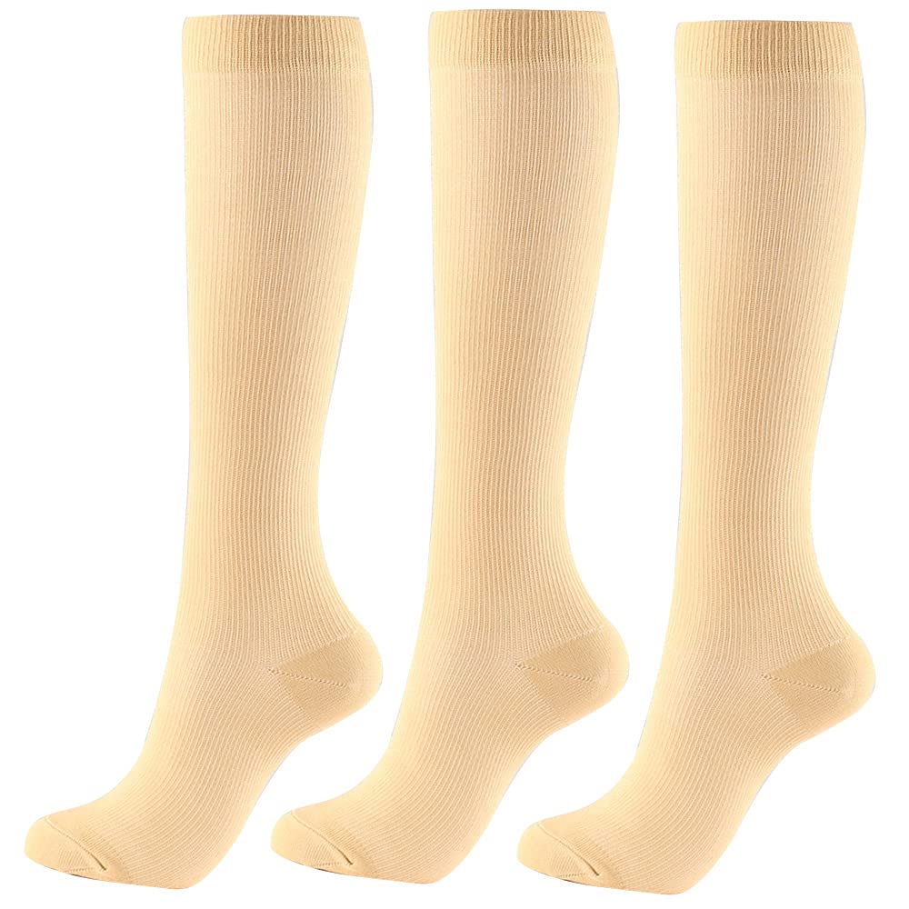 Compression Socks Women Base Layers & Compression Sock for Outdoor Sports 3Pairs