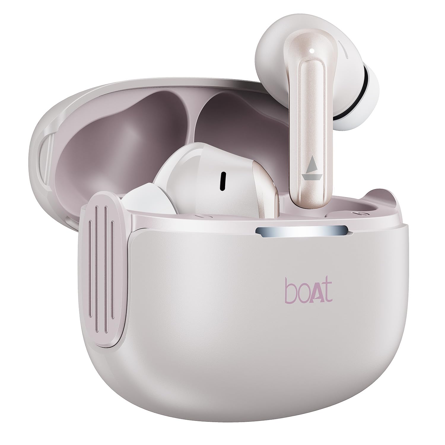 boAt 2025 Launch Airdopes 219 4Mics ENx Tech, 40 Hrs Battery, 13mm Drivers, ASAP Charge, Low Latency, Bluetooth Earbuds, TWS Ear Buds Wireless Earphones with mic (Ivory Mist)