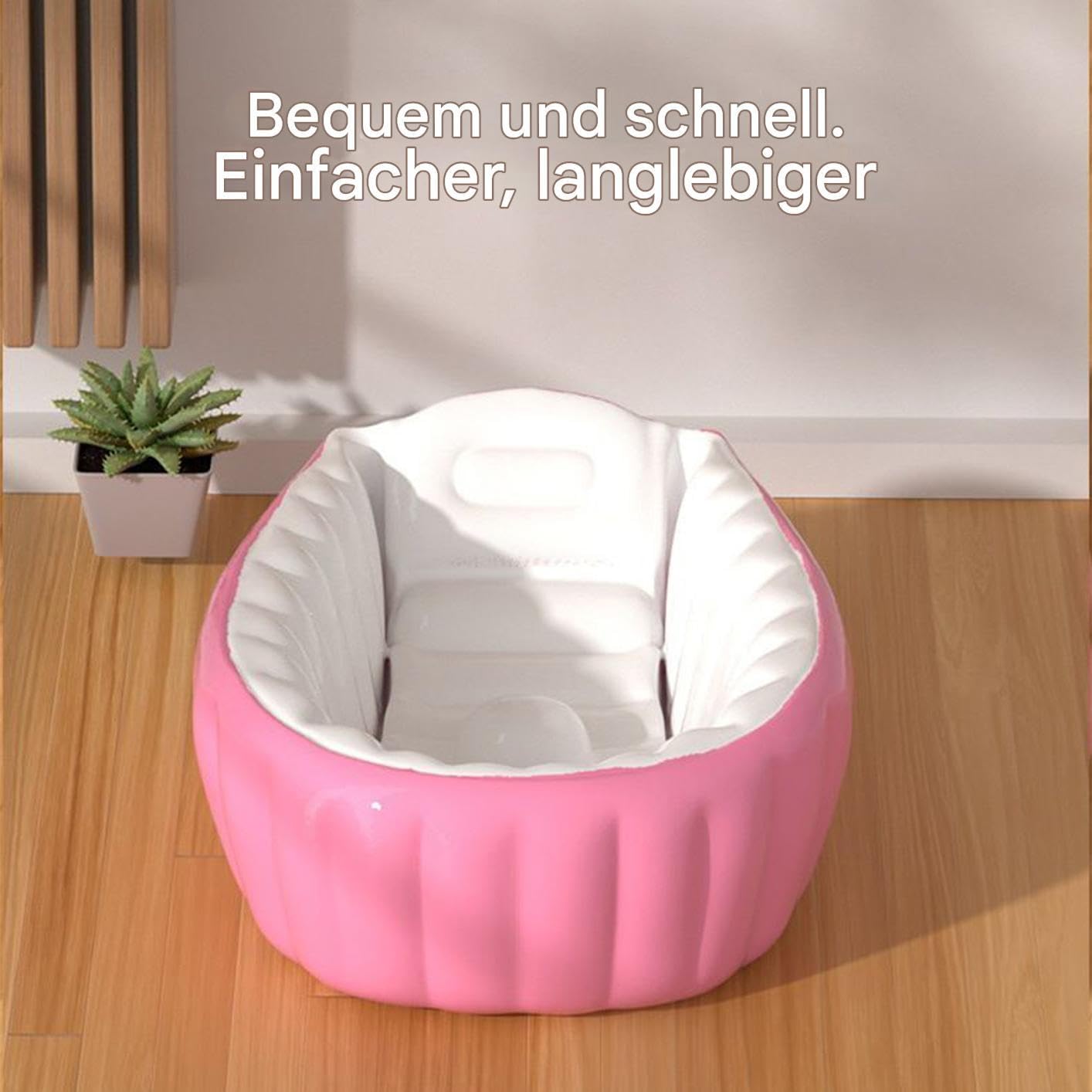 Bañera hinchable infantil Base de ducha antideslizante 2+ años