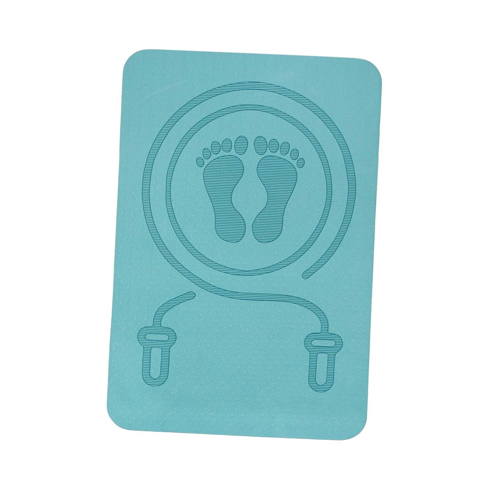 Jump Rope Mat for Home Gym Flooring Thick Floor Protection Rope Skipping Pad Blue-image-31