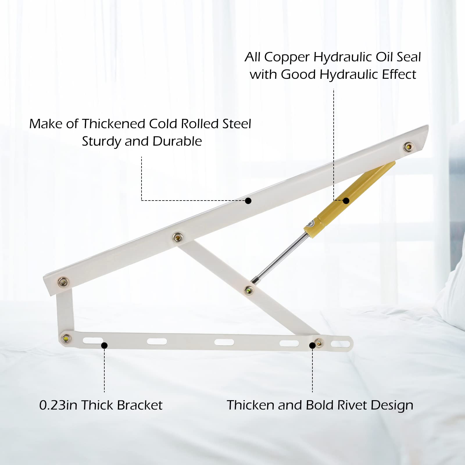 Buy A Pair of 2FT Pneumatic Storage Bed Lift Mechanism Gas Spring Bed