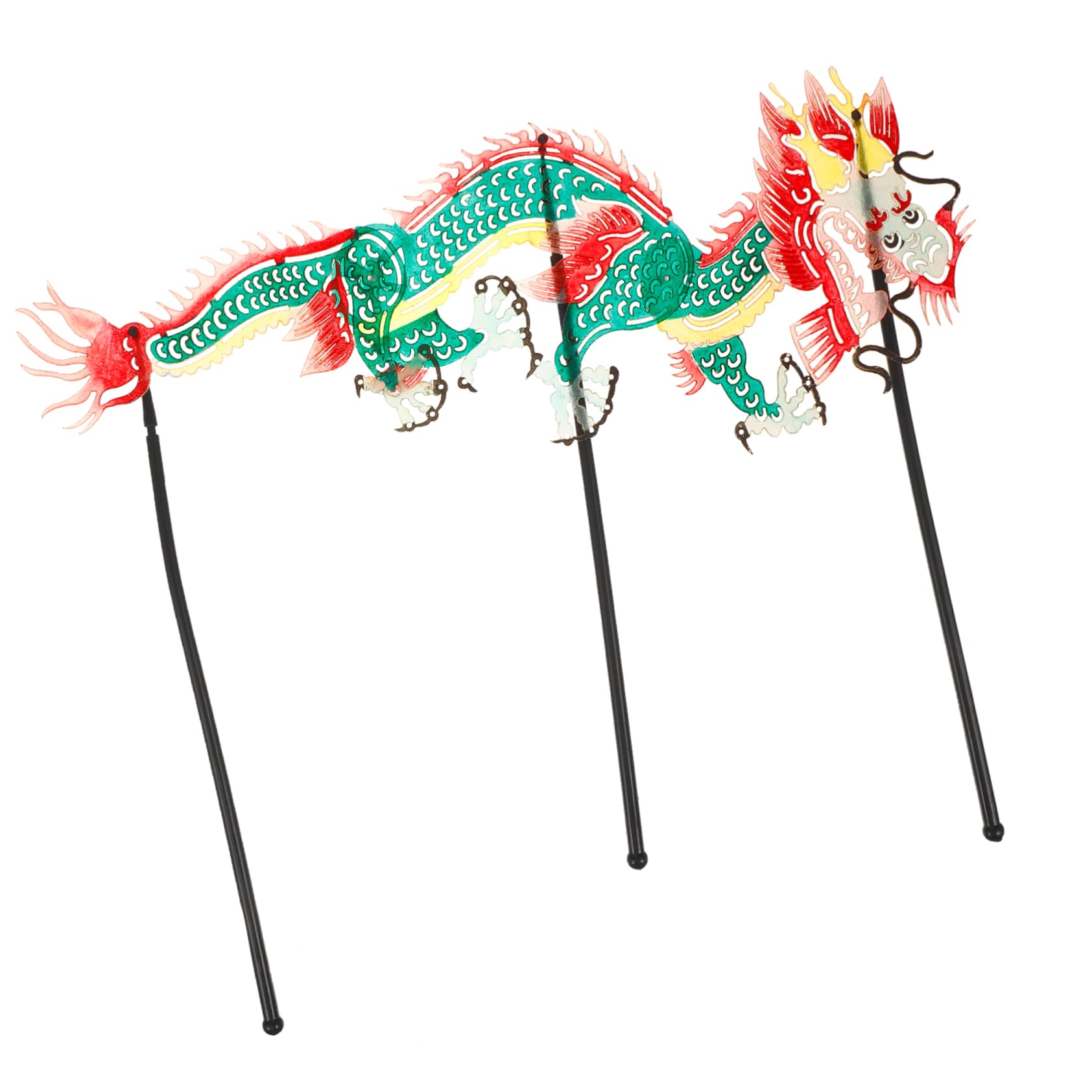 MOLUCKFU Mini Shadow Props Handmade Chinese Figurines Boys and Girls Educational Plaything Random Style