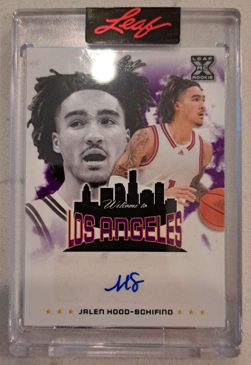 Jalen Hood-Schifino NBA auto 自筆 /25シリ RC