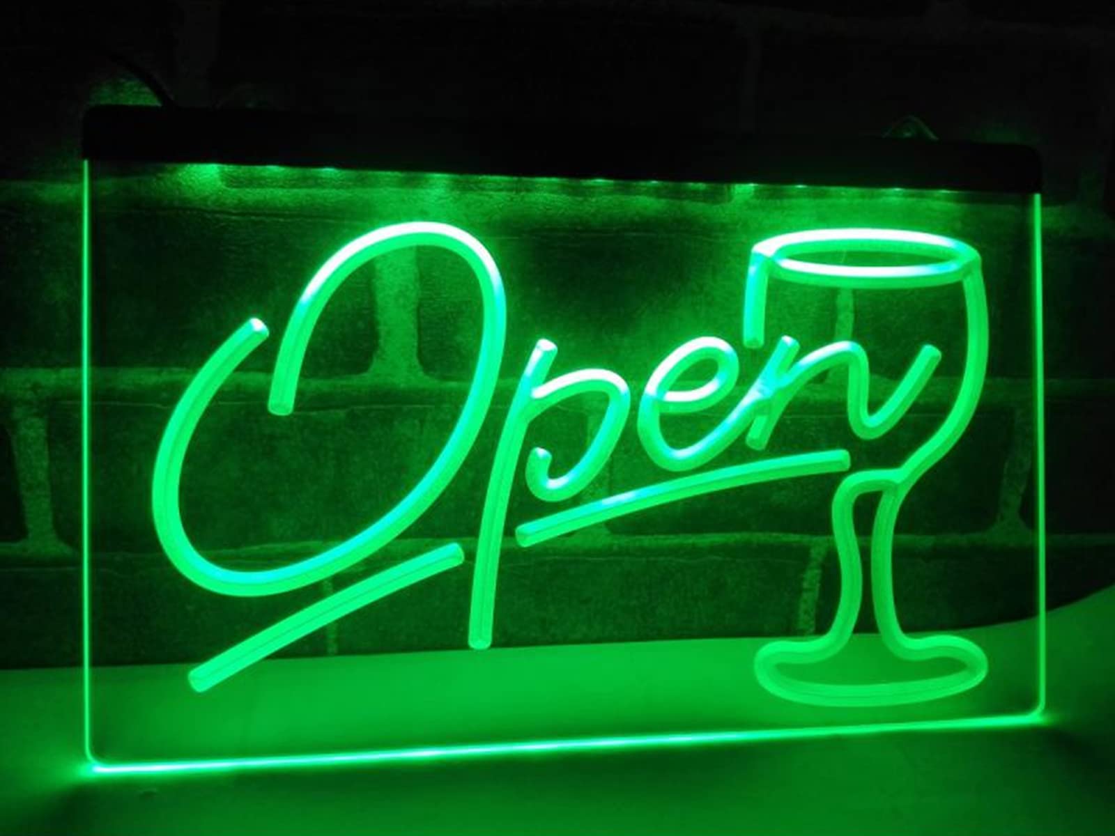 Niestandardowy neon LED do winiarni, podświetlany przez USB wyświetlacz 3D neony do lampek nocnych do dekoracji ścian pubów,Rgb,40x30cm