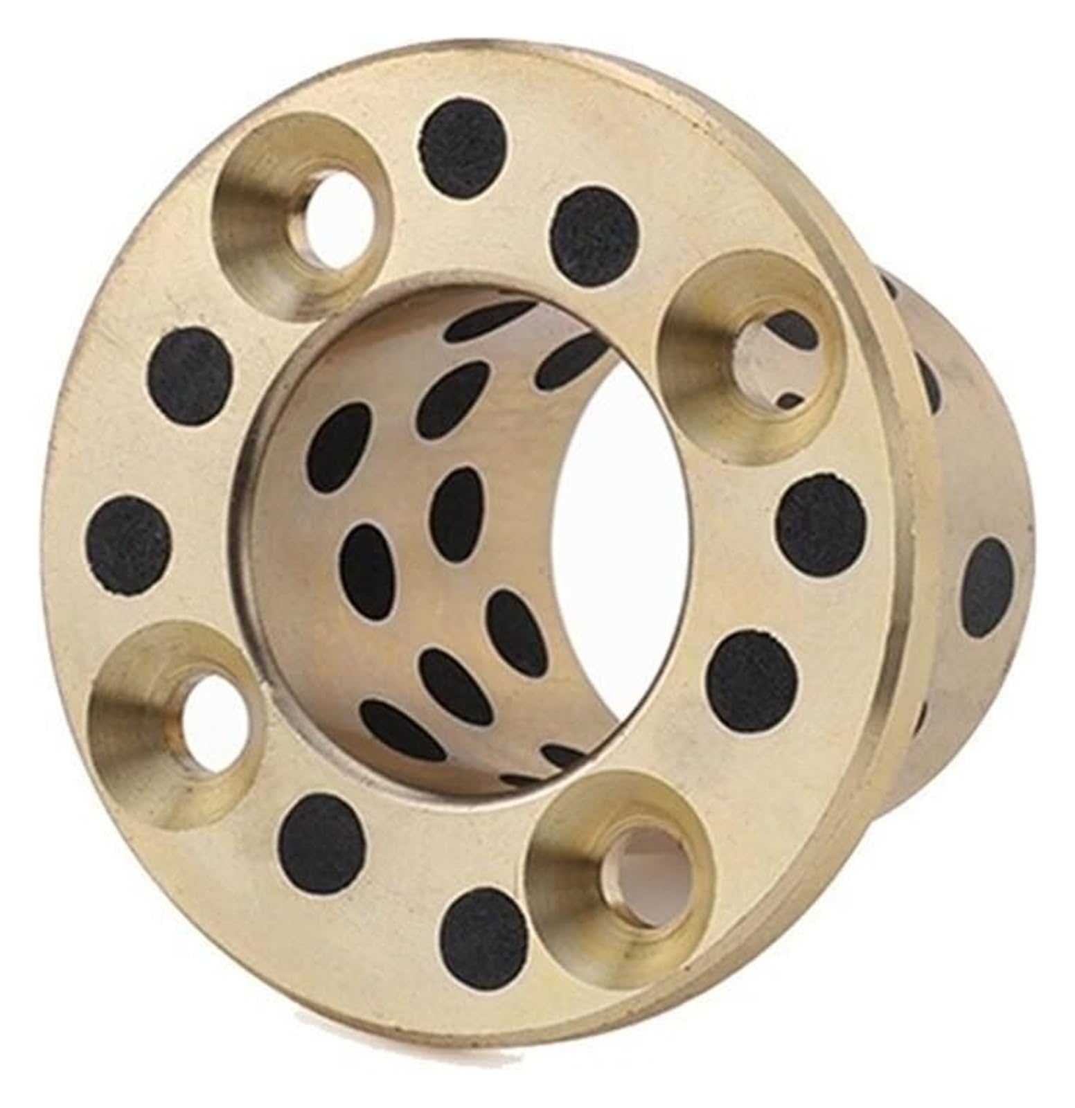 palier lisse à bride, Tailles multiples de bague linéaire à bride poussée sans huile graphite imprégné par laiton 40/50mm