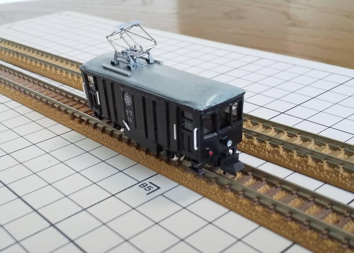 豊橋鉄道デキ351タイプ　Nゲージ　動力にKATOBトレ用使用　他サイト出品中 KATO` - 豊橋鉄道デキ351 タイプ Nゲージ 動力KATO製Bトレ用使用