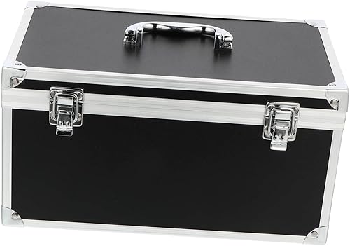 Miniatura 6 de OSALADI Caja Caja de herramientas Caja de herramientas Organizador Cámara de transporte portátil Estuche de transporte a prueba de golpes Contenedor