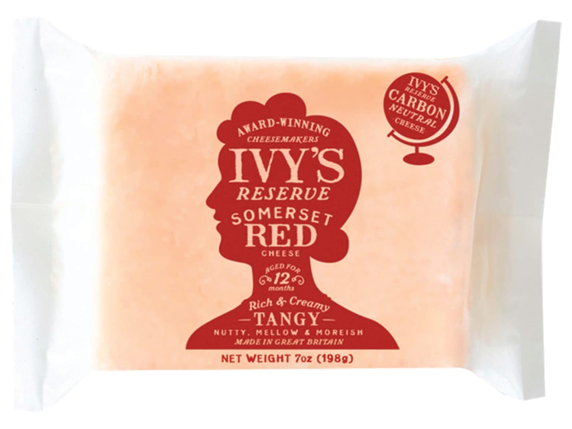 Wyke Farms, Ivy's Somerset Red Cheese, 7 Ounce
